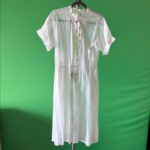 Banana Republic White Midi Dress